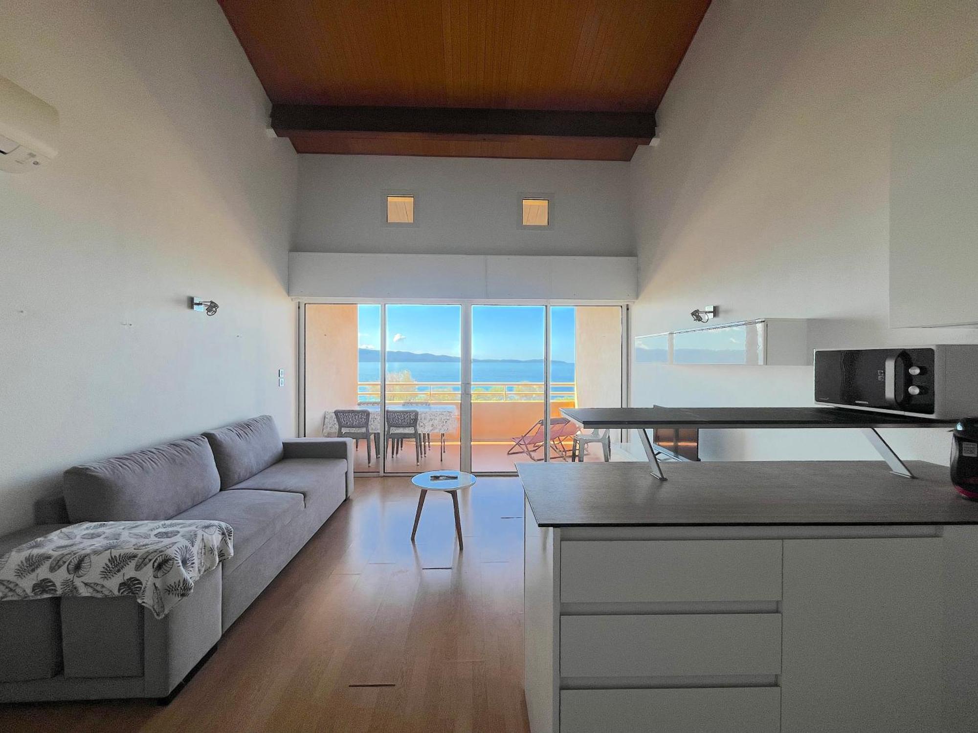 Aria Marina Duplex Vue Mer Route Des Sanguinaires, Plage A 50M, Parking Gratuit, 4 Pers Ajaccio  Exterior photo